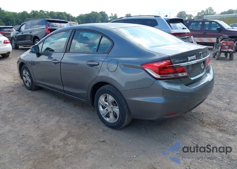 2013 Honda Civic Lx из США, поврежденный, VIN 19XFB2F53DE010022